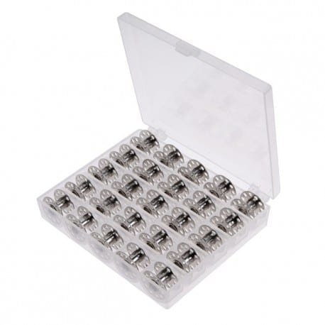 Caja de 25 canillas metálicas