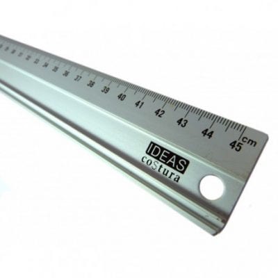 Regla metálica de 45cm
